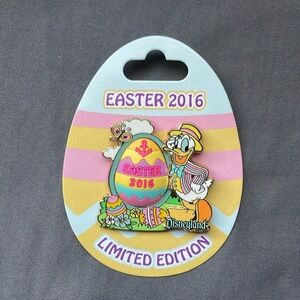 DLR Donald Duck Easter 2016 Pin LE 3000